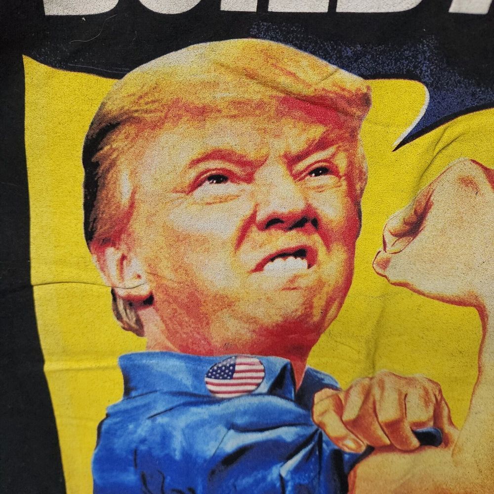 Donald Trump Build A Wall Make America Great Again‎ Trump 2016 T Shirt MAGA - Picture 4 of 6